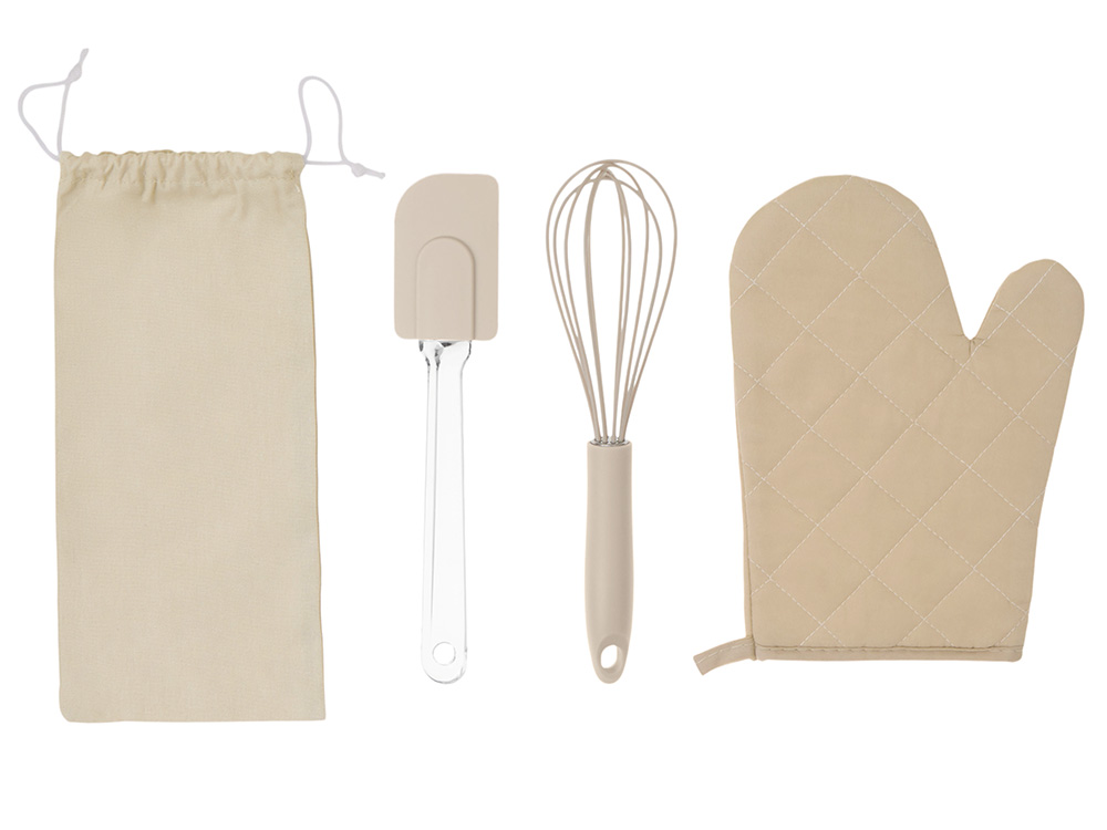 Набор для выпечки Canele, бежевый-10