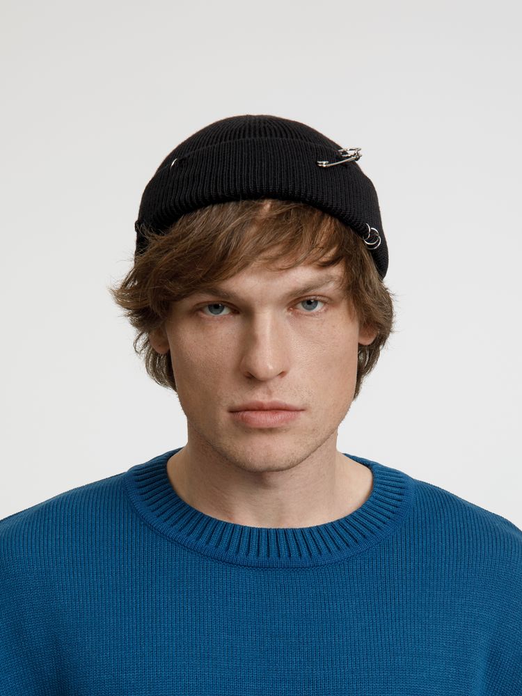 Шапка Pricker, черная-4