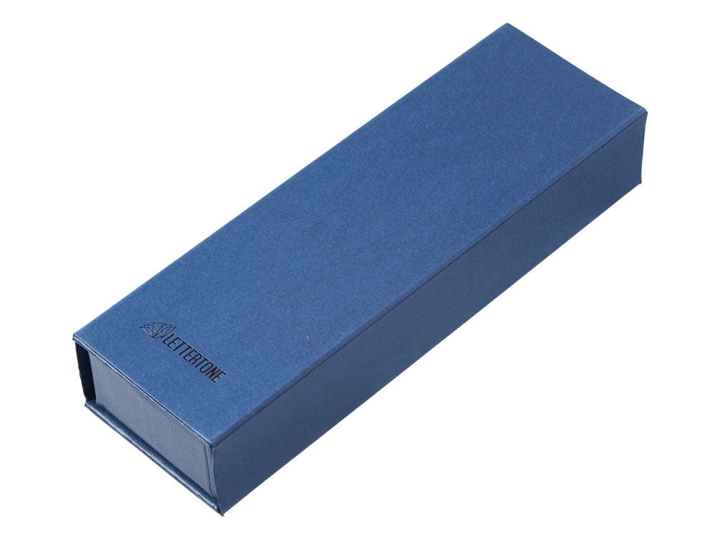 Подарочный набор из 2-х ручек Black Lama soft-touch, темно-синий-12