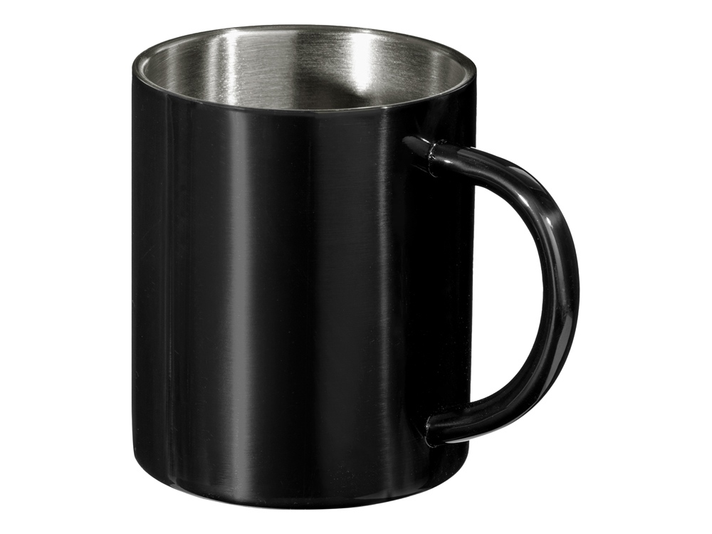 Стальная кружка с двойными стенками Altai, черный-0