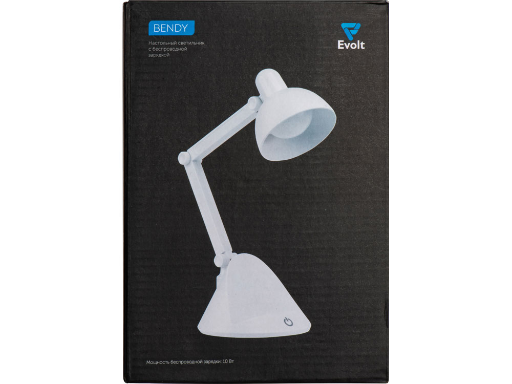 Настольный светильник с функцией беспроводной зарядки Bendy-10