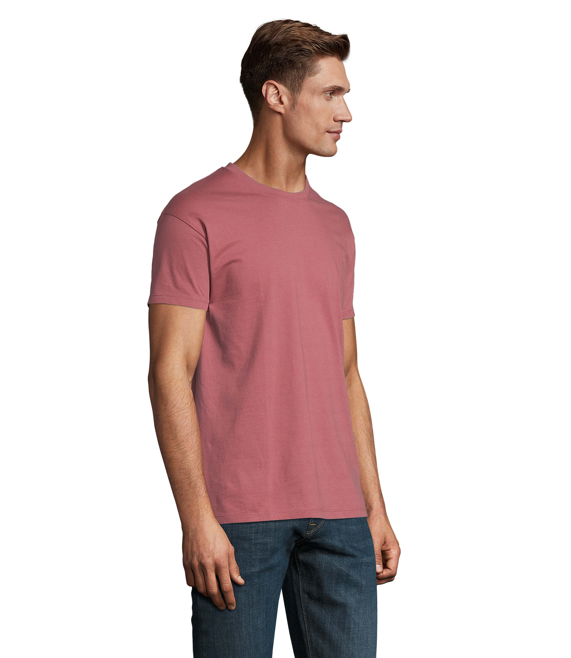 Футболка мужская IMPERIAL 190, розовый-3