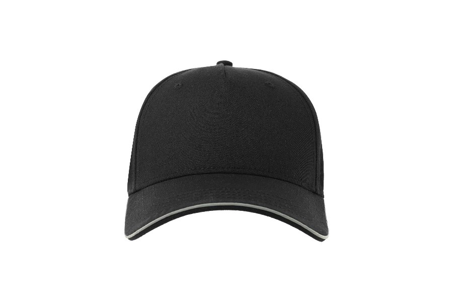 Бейсболка REFLECT-S со светоотражающими деталями, 5 клиньев,  металлическая застежка, черный-5
