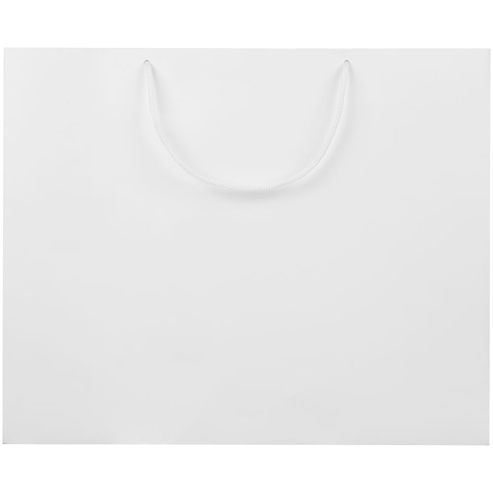 Пакет бумажный с ламинацией Lami Tote L, белый-1