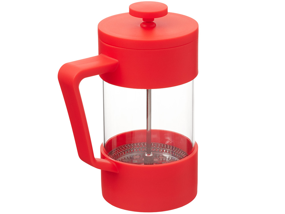 Пластиковый френч-пресс Intense, 600мл, красный-2
