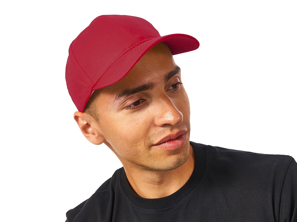 Бейсболка Detroit 6-ти панельная, красный-1