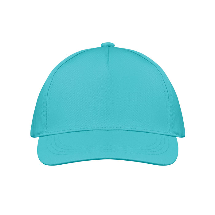 5 panel baseball cap, бирюзовый-3