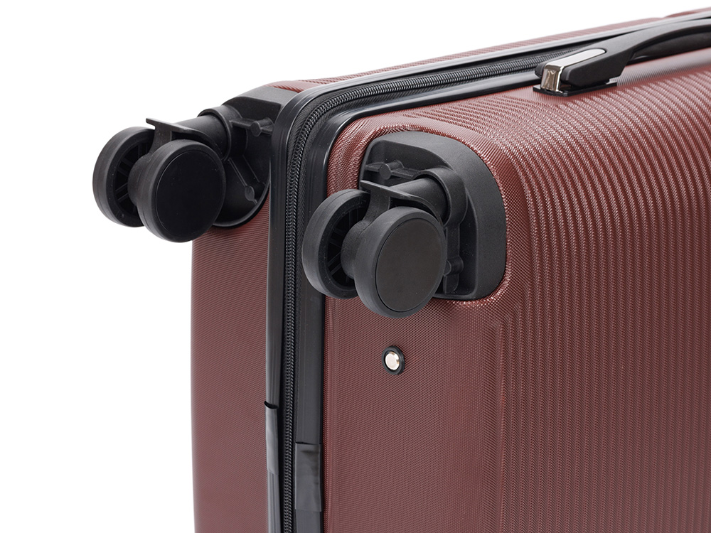 Чемодан TORBER Onego, бордовый, ABS-пластик, 59,5 х 39,5 х 24 см, 46 л-10