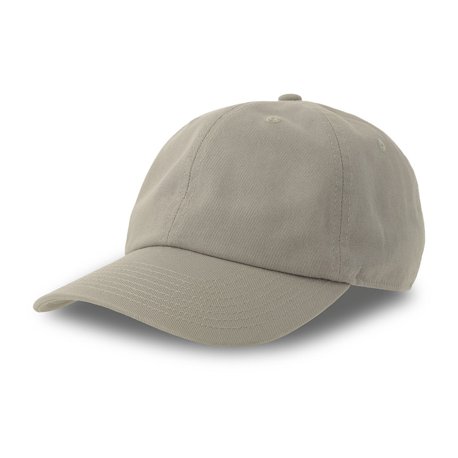 Бейсболка DAD HAT-S, 6 клиньев, металлическая застежка, серый-0