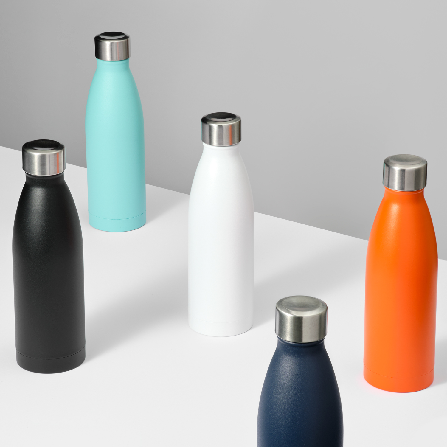 Термобутылка вакуумная герметичная Фреско (Fresco), оранжевая, гладкое покрытие-9