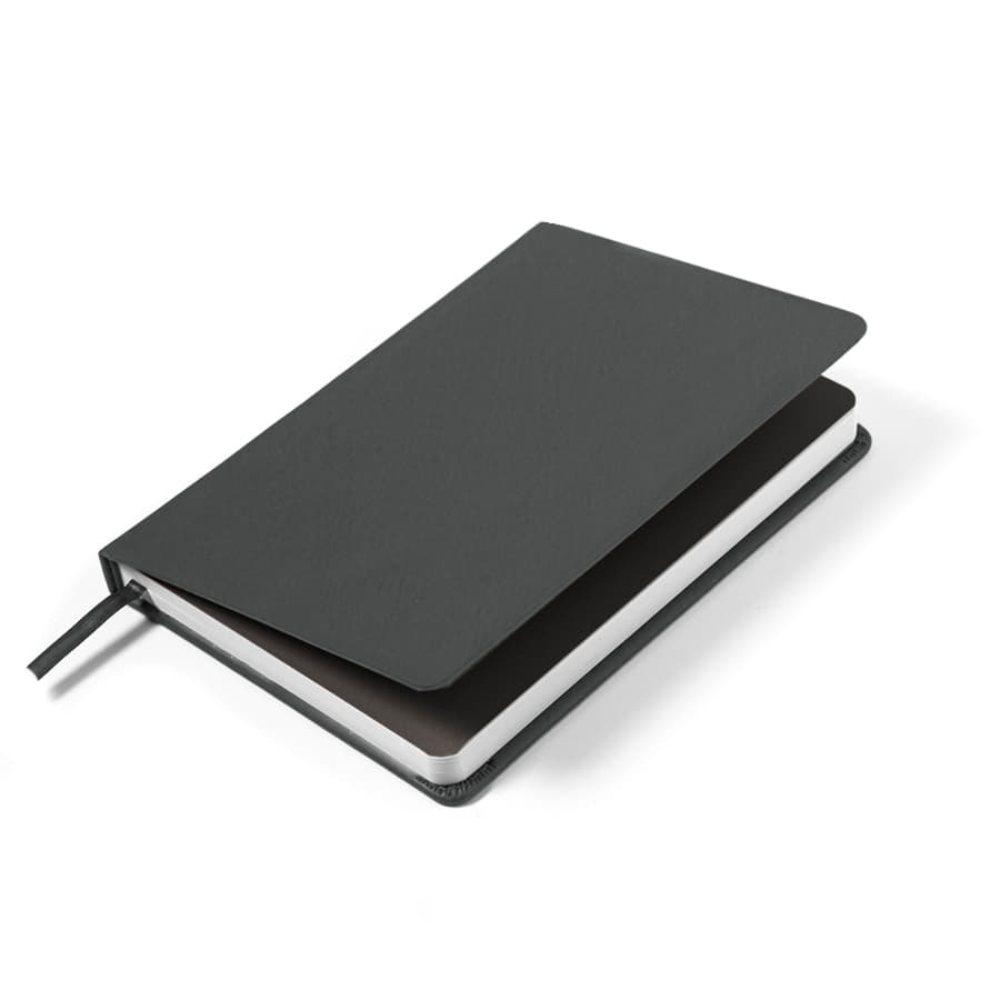 Ежедневник недатированный Duncan, формат А5,  в линейку, серый-4