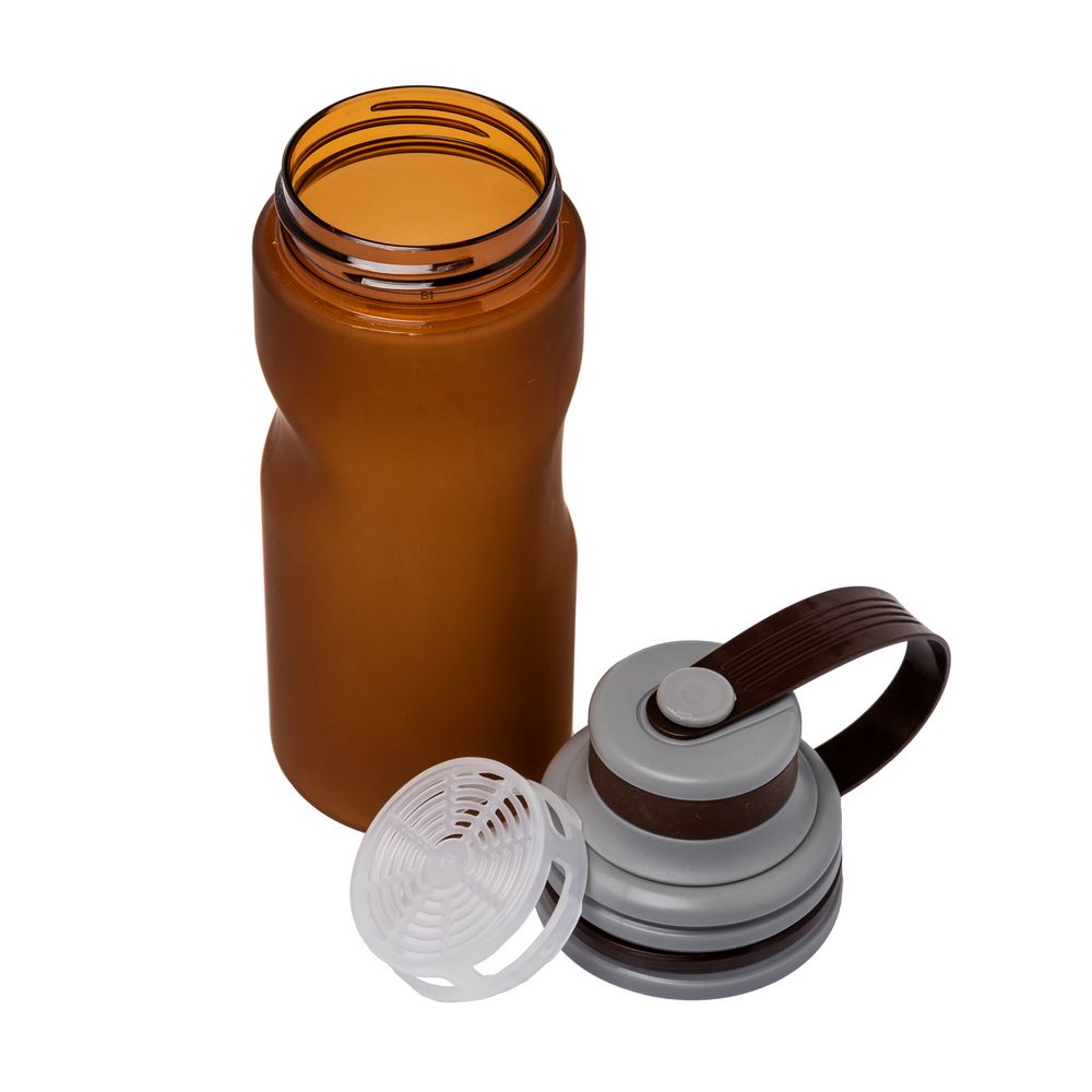 Бутылка для воды Fresh, коричневая-2