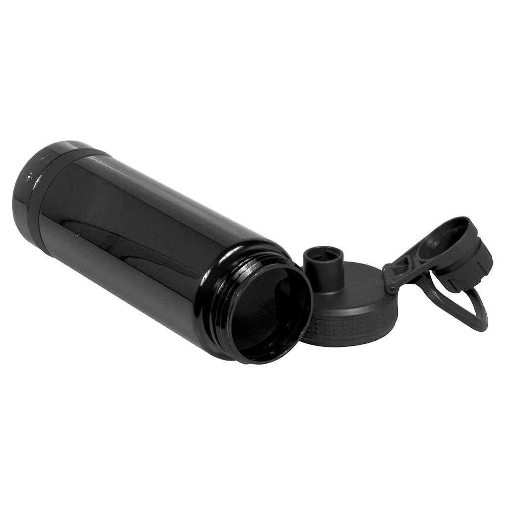 Пластиковая бутылка Oslo, Черный-4