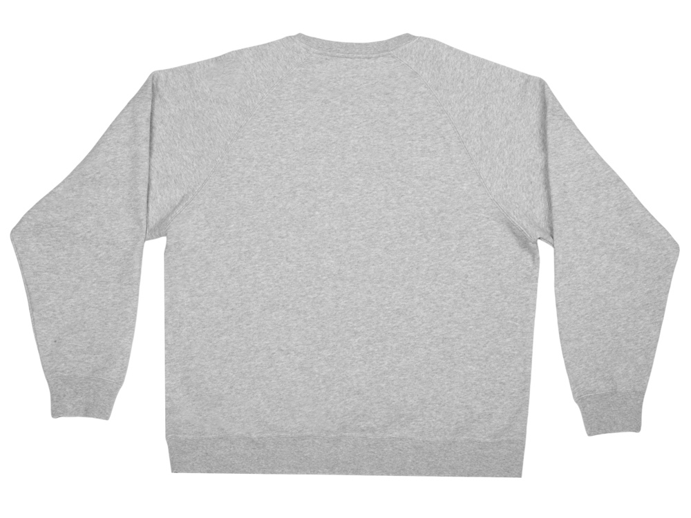 Свитшот оверсайз Paris, унисекс, серый меланж-17