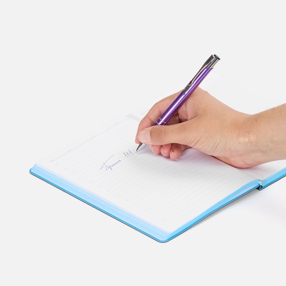 Ручка шариковая Keskus, фиолетовая-3