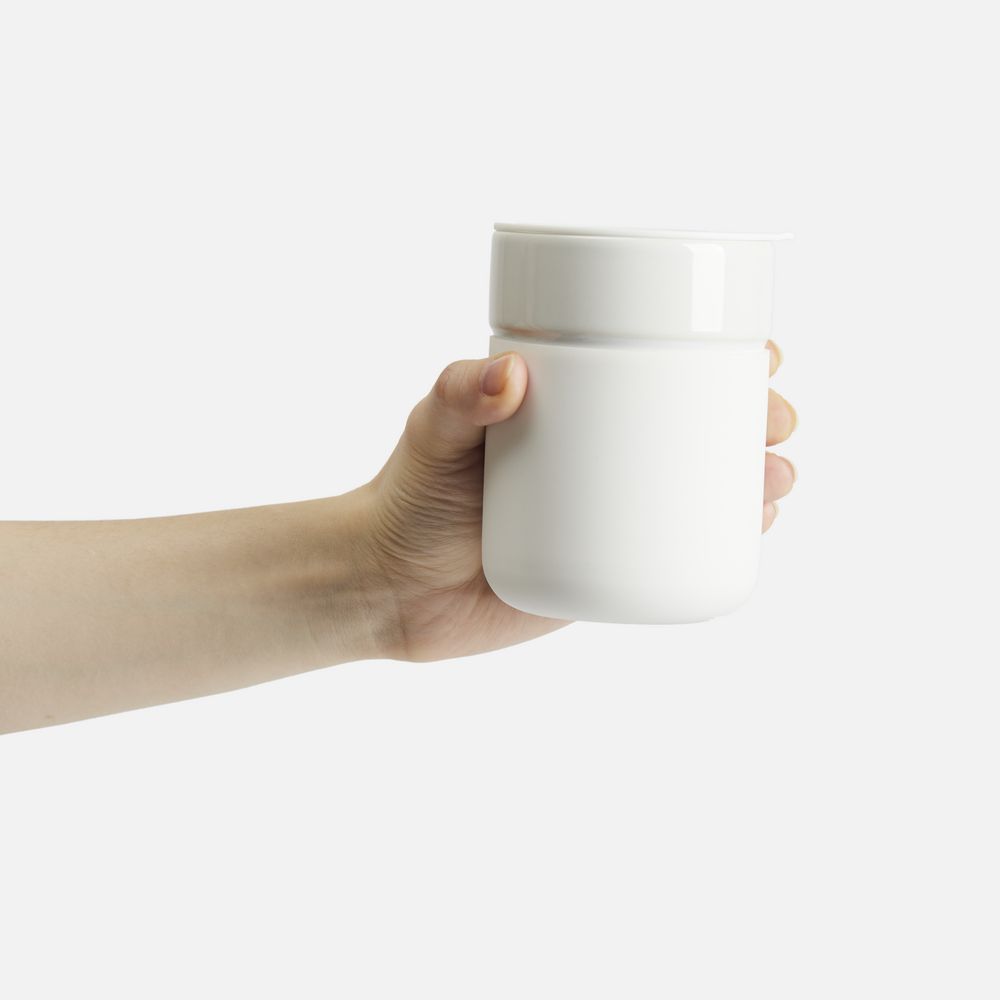 Кружка Nabo с силиконовым держателем, белая-4