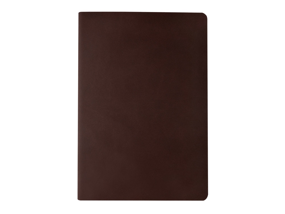 Бизнес тетрадь А5 Megapolis flex 60 л. soft touch клетка, коричневый-1