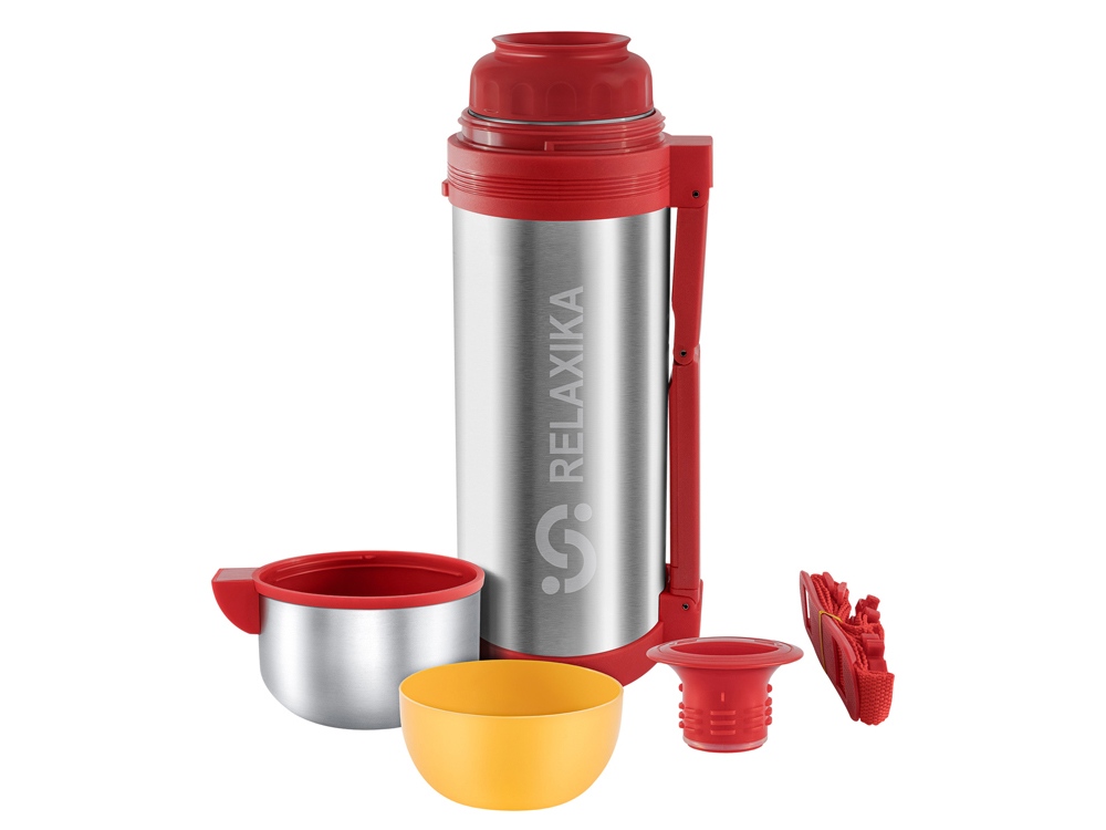 Термос универсальный (для еды и напитков) Relaxika 201, 1800 мл, стальной-8