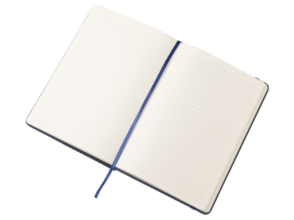 Набор блокнот А5 с магнитным держателем для ручки и подставкой для телефона и металлической шариковой ручкой NotaBene, темно-синий-6