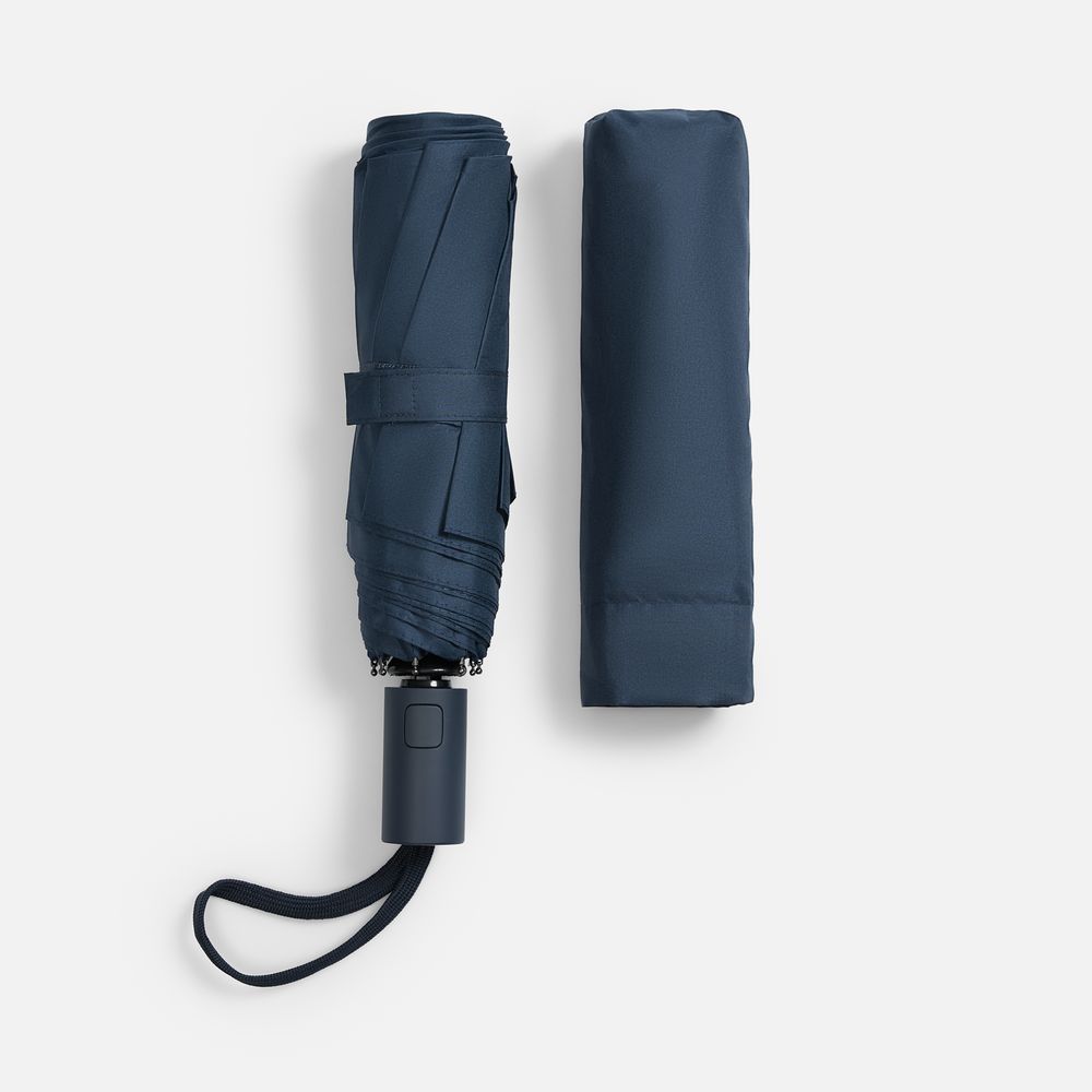 Зонт складной Cloudex, темно-синий-2