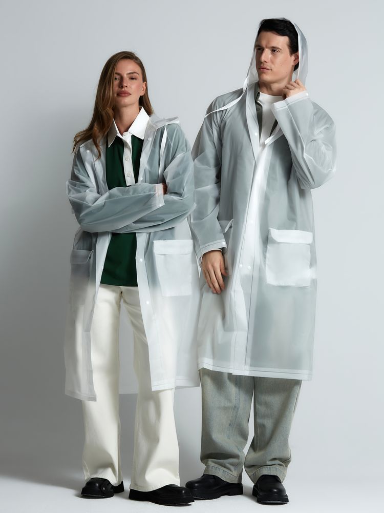 Дождевик RainDrop, белый-7