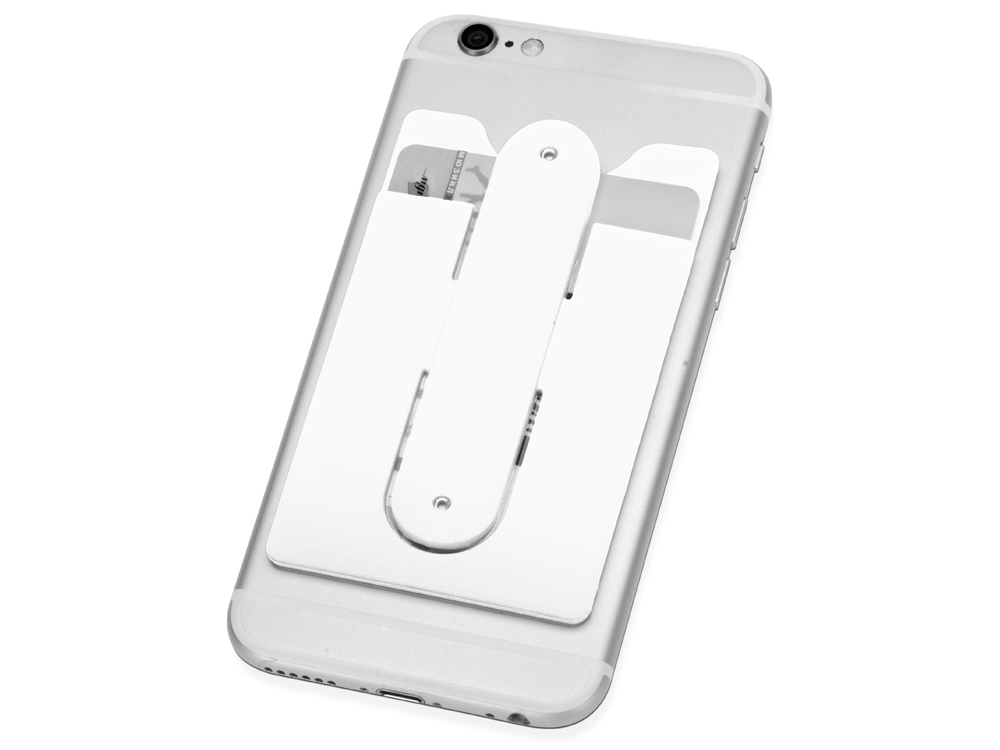 Футляр для кредитных карт Покет, белый-1