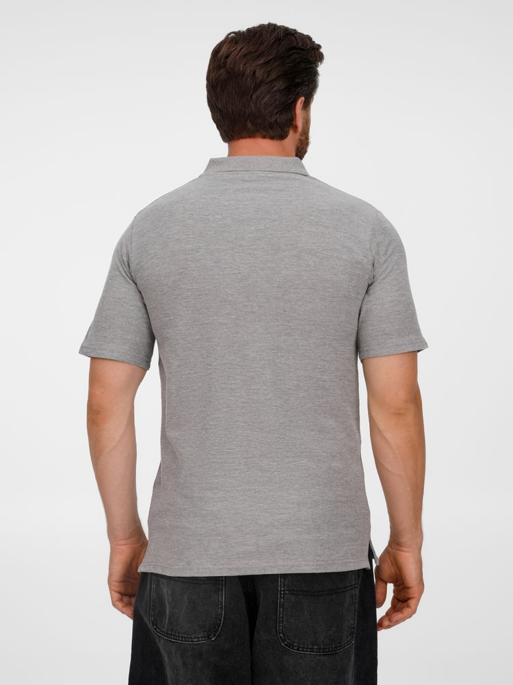 Рубашка поло унисекс Tervise, серый меланж-3