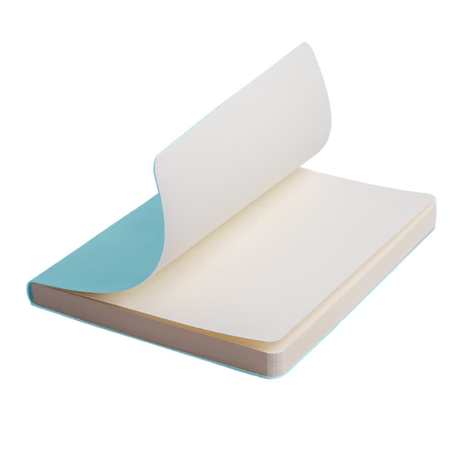 Ежедневник недатированный Tony, А5, светло-голубой, кремовый блок в линейку, светло-голубой-3