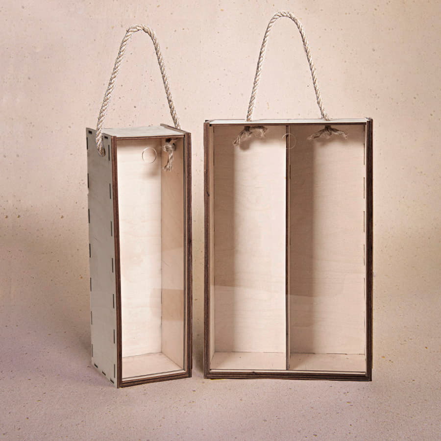 Ящик подарочный WINOTERRA размер 36 х 24,5 х 11 см, бежевый-3