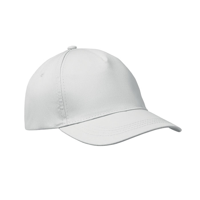 5 panel baseball cap, белый-0