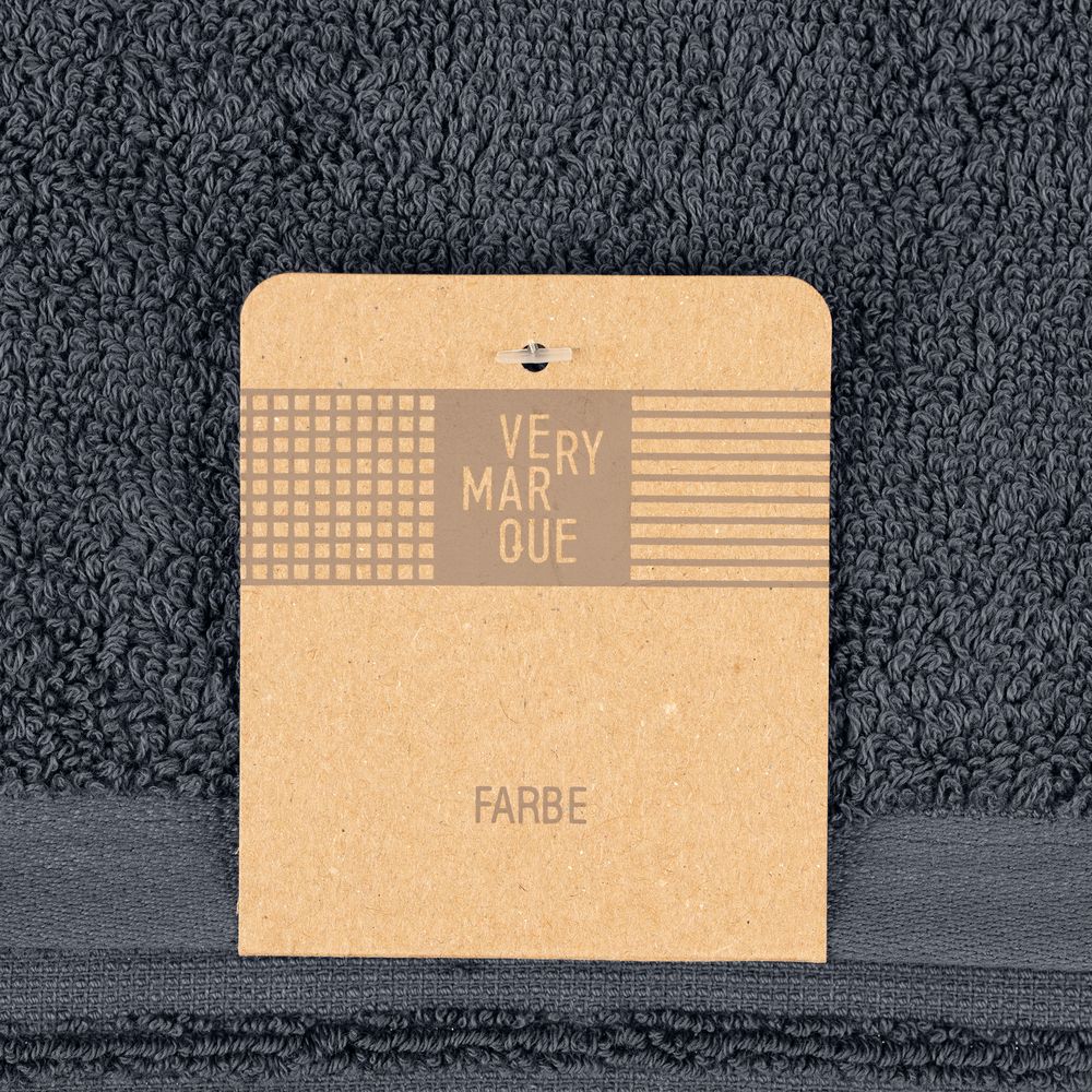 Полотенце Farbe, среднее, темно-серое-2