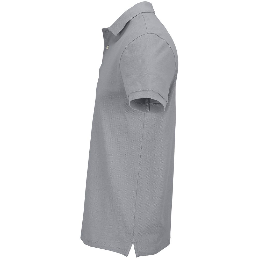 Рубашка поло унисекс Pacific, серая-2