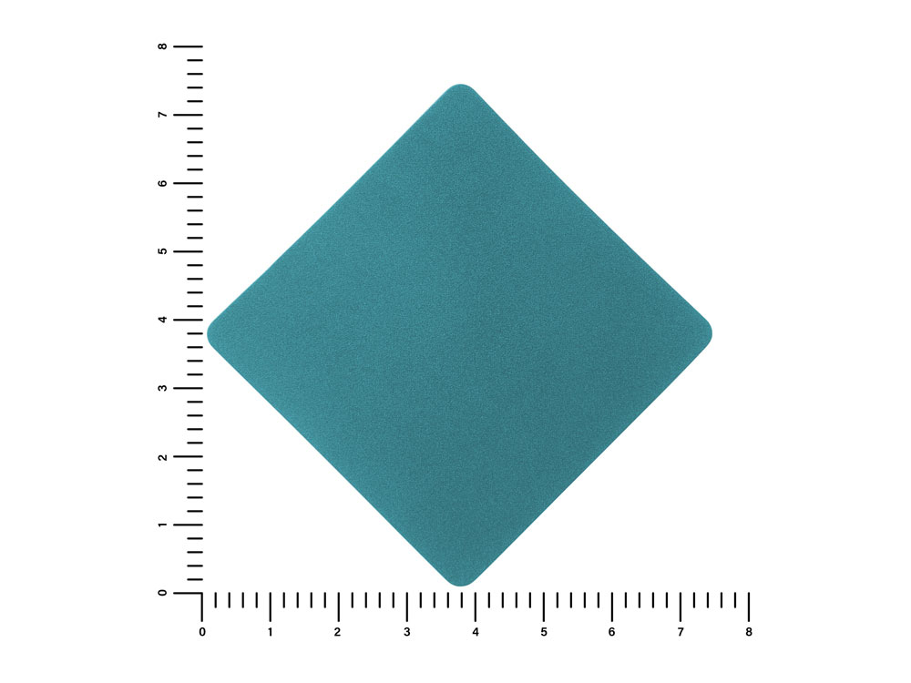 ПАТЧ РОМБ nubuk (голубой) 7,6 х 7,6 см-1