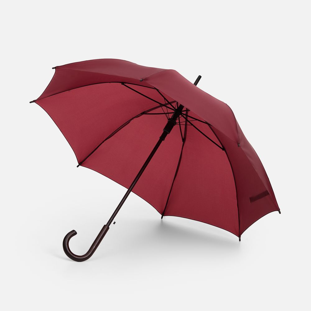 Зонт-трость Standard, бордовый-0