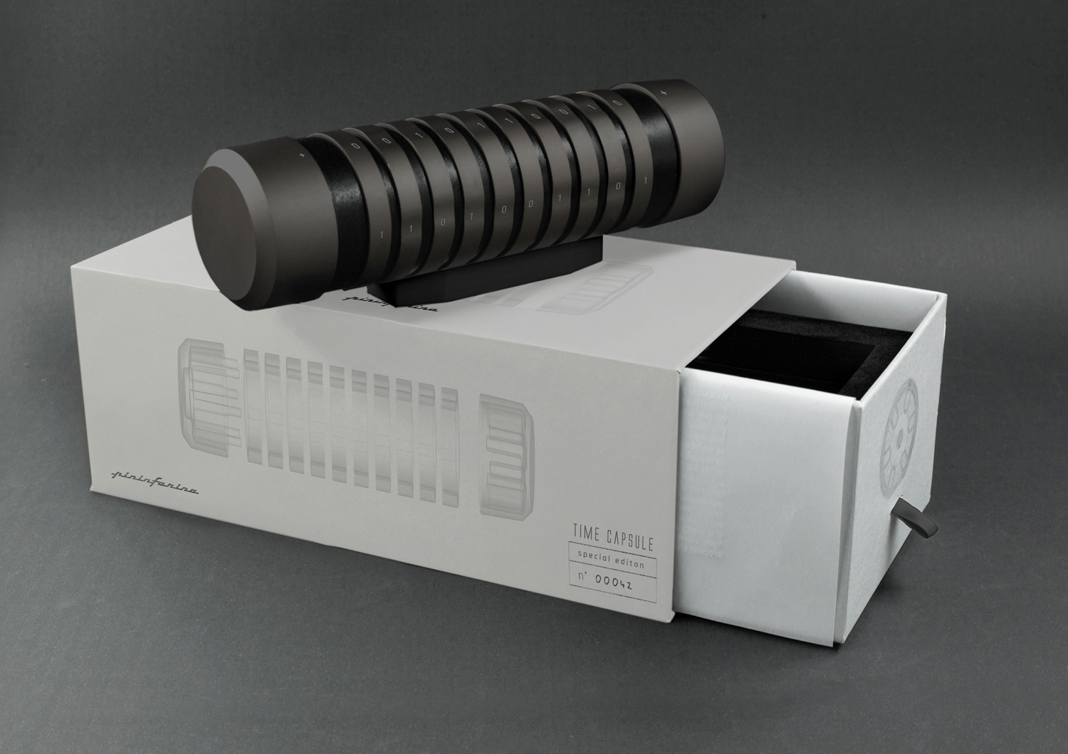 Набор Pininfarina TIME CAPSULE 2023 футляр с шифром и вечная ручка Aero-4