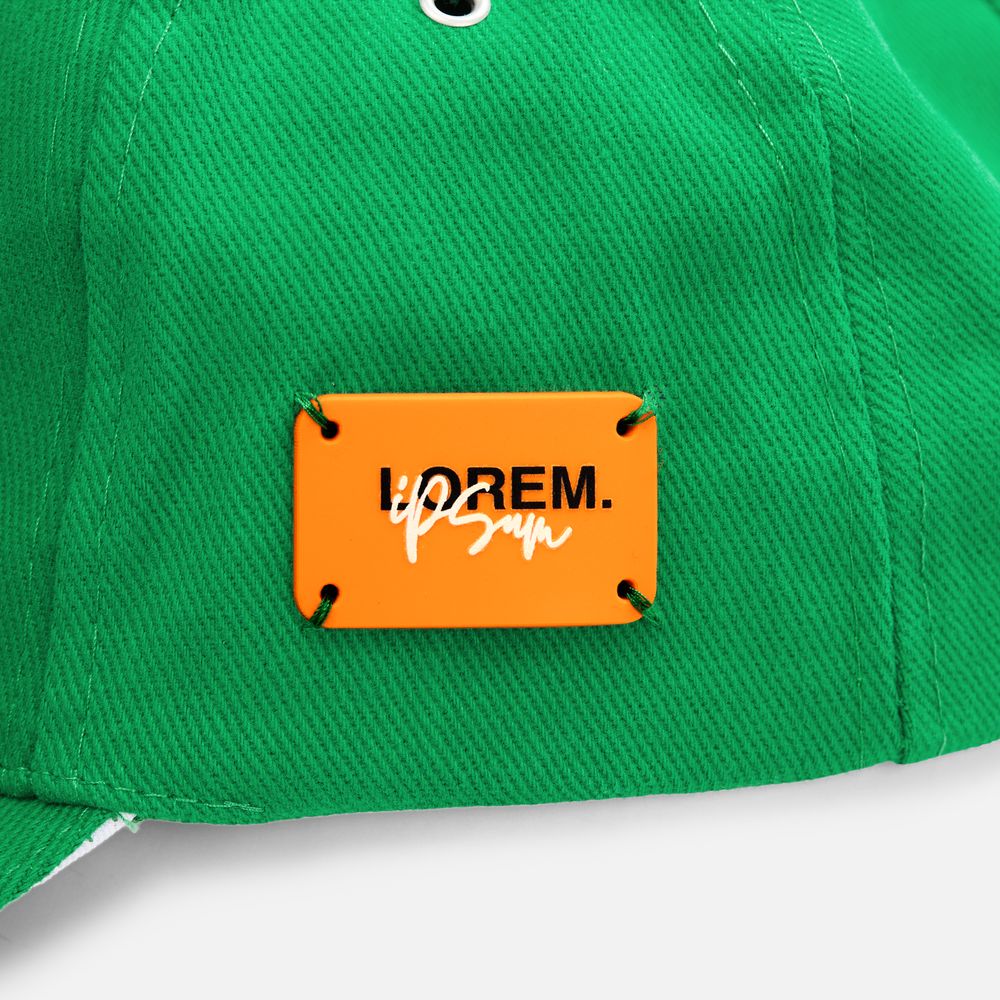 Лейбл из ПВХ Kreta, S, оранжевый неон-3