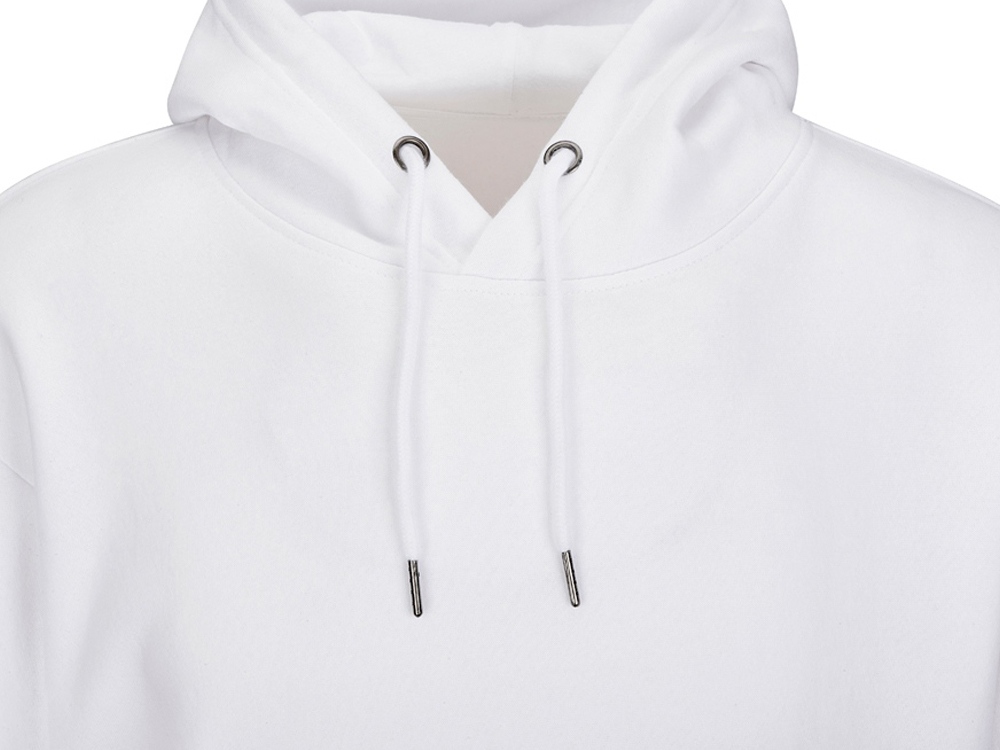 Толстовка с капюшоном оверсайз Lisbon унисекс, белый-16