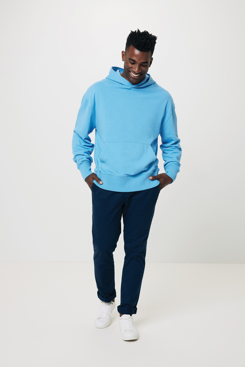 Худи Iqoniq Yoho из переработанного хлопка, свободный крой, унисекс, 340 г/м²-28