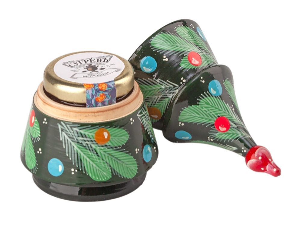 Подарочный набор Народы России с чаем и вареньем в деревянной шкатулке без лого-3