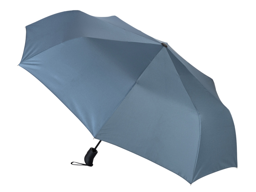 Подарочный набор с зонтом и термобутылкой в шопере, голубой-2