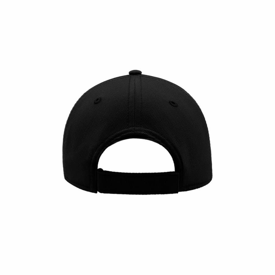 Бейсболка ESTORIL, 6 клиньев, застежка на липучке, черный, белый-6