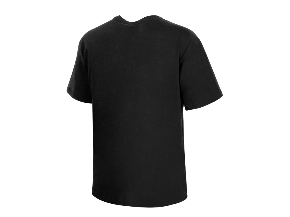 Футболка из джерси с протяжками Portofino унисекс, черный-7