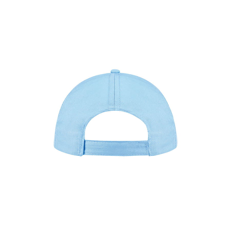 Бейсболка BUZZ, 5 клиньев, застежка на липучке, светло-голубой-3
