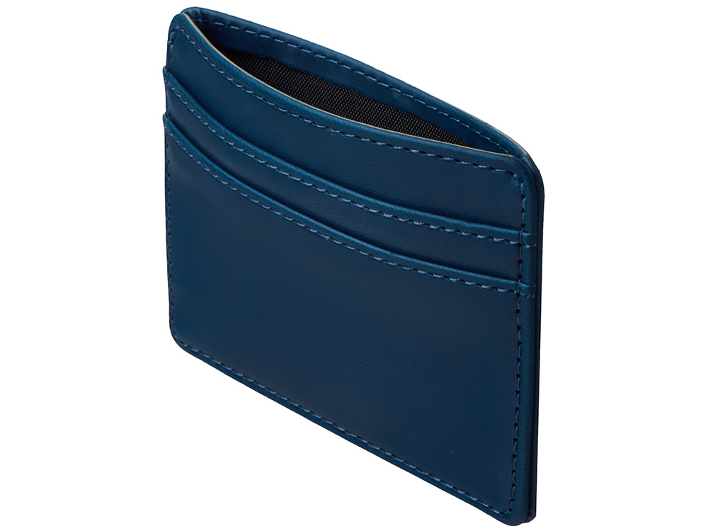 Картхолдер для двух карт и наличных денег с зажимом Crave, темно-синий-5