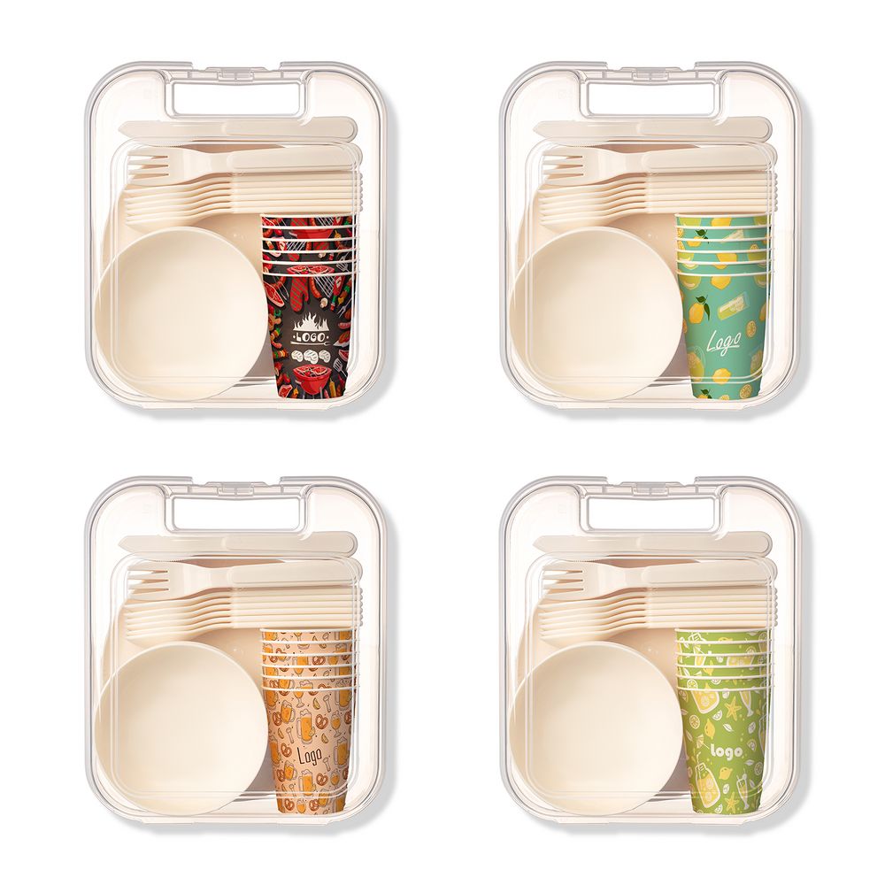 Набор посуды для пикника на 6 персон Picnic на заказ-0