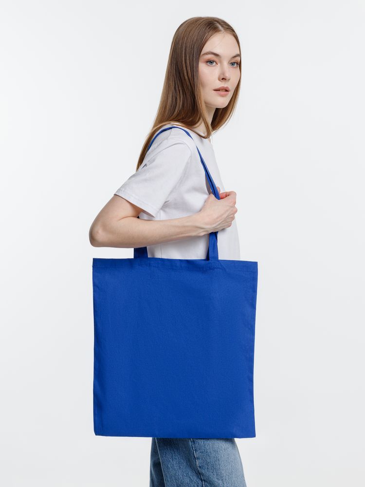 Холщовая сумка Optima 135, ярко-синяя-3