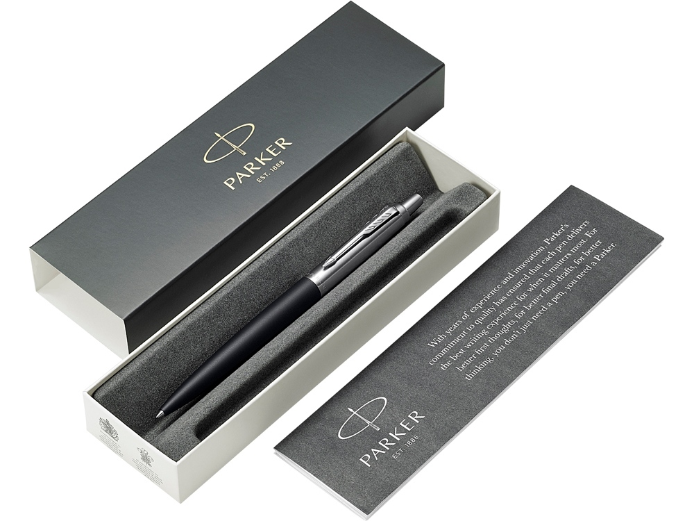 Шариковая ручка Parker Jotter XL, Black CT, стержень: M-2