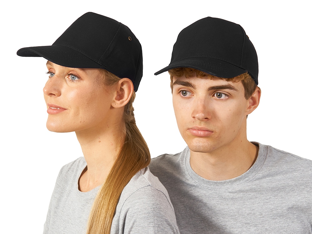 Бейсболка New York 5-ти панельная, черный-0