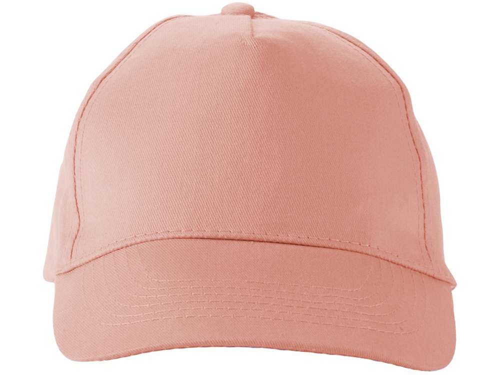 Бейсболка Memphis 5-ти панельная 165 гр, лососевый-5