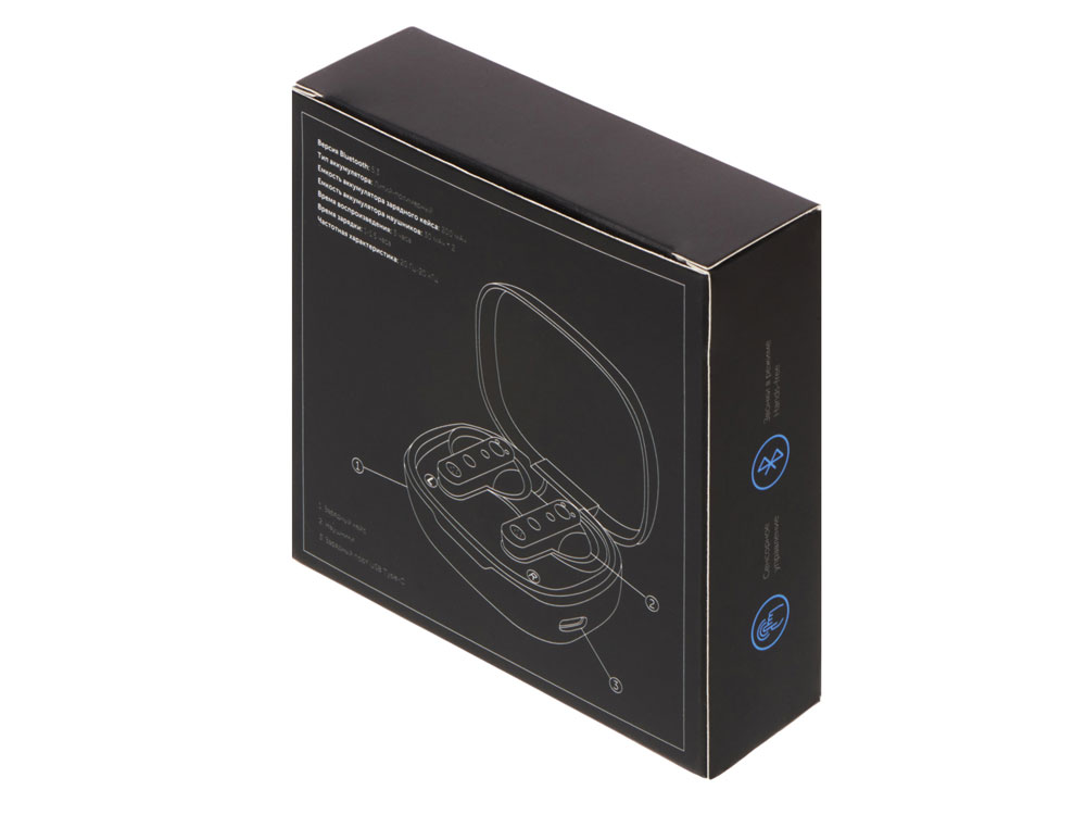 Беспроводные наушники TWS wireless Sync, черный-9